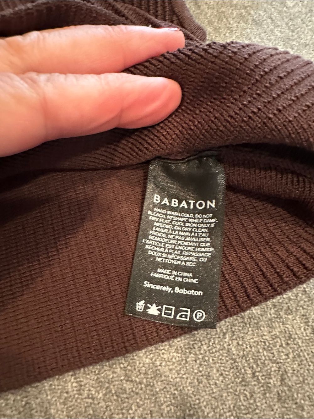 Babaton cropped rib tank - Picture 4 of 6